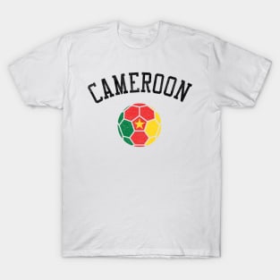 Cameroon Soccer Team Heritage Flag T-Shirt